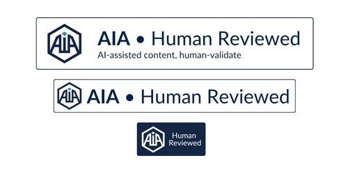 AIA Trust Mark Human Reviewed para contenidos asistidos por IA y revisados por humanos